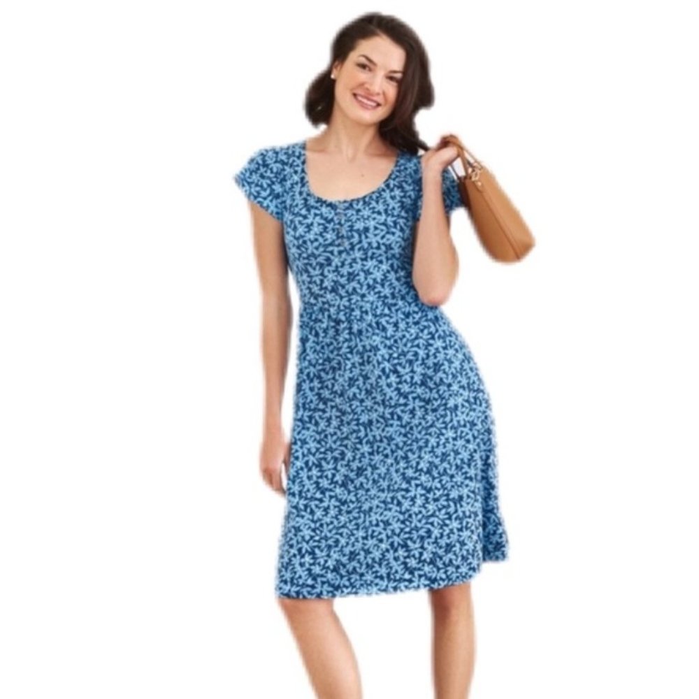 NWT- Draper James A-Line Henley Dress, size M